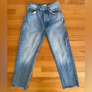 Zara Light Blue Relaxed Jeans